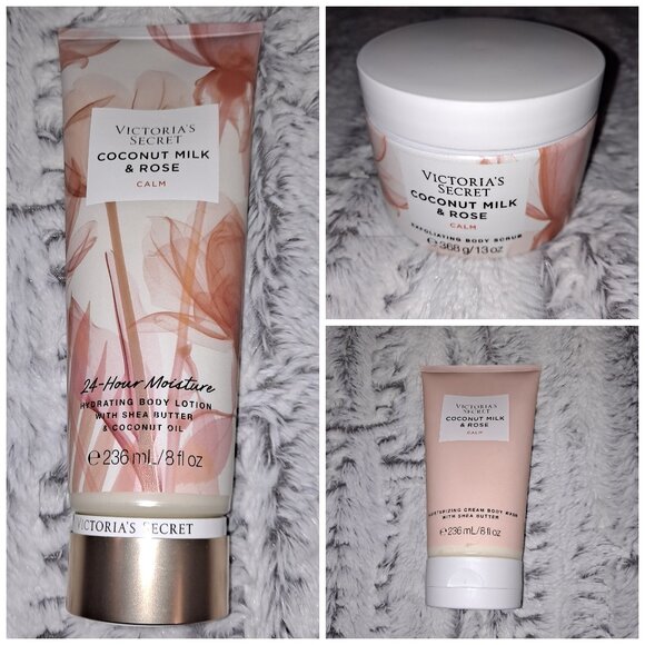 Victoria's Secret Coconut Milk And Rose Calm Set New - Picture 1 of 10